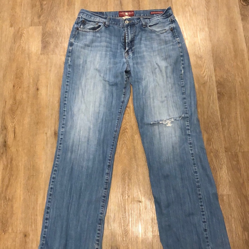 Lucky Brand Relaxed straight jeans. Sz:34x34
